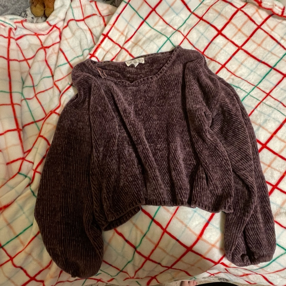 Purple sweater